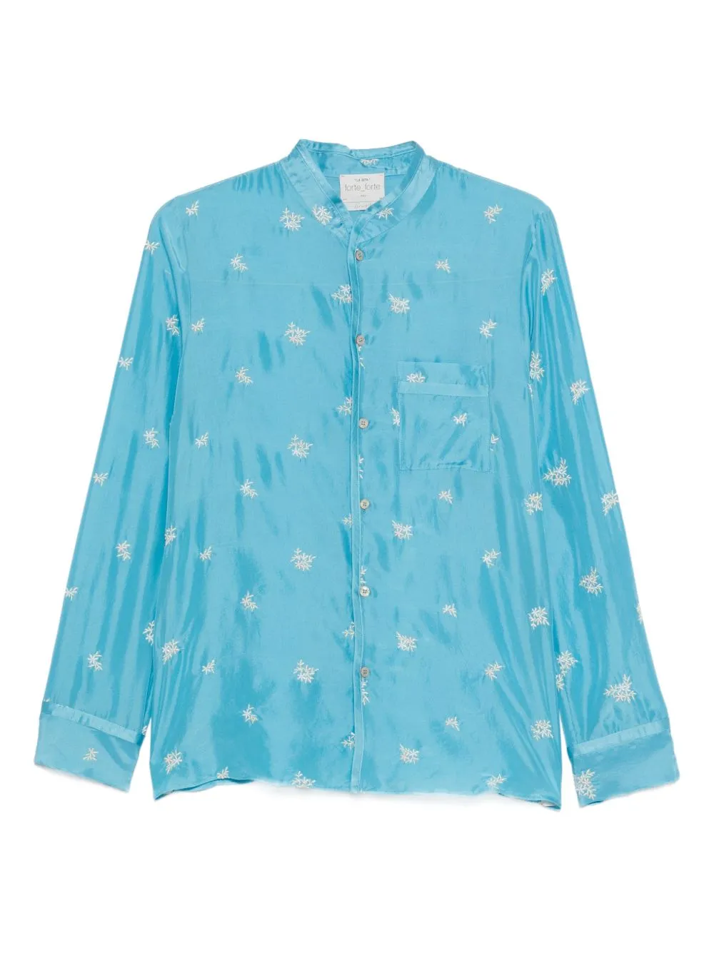 Embroidered Silk Shirt sold by Wanan Luxury