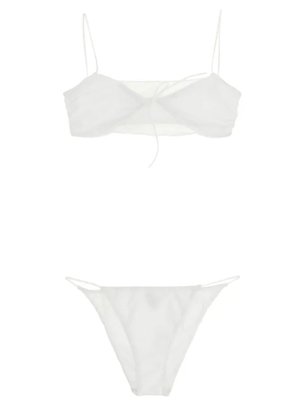 Sporty Mesh Beachwear White made by Wanan Luxury