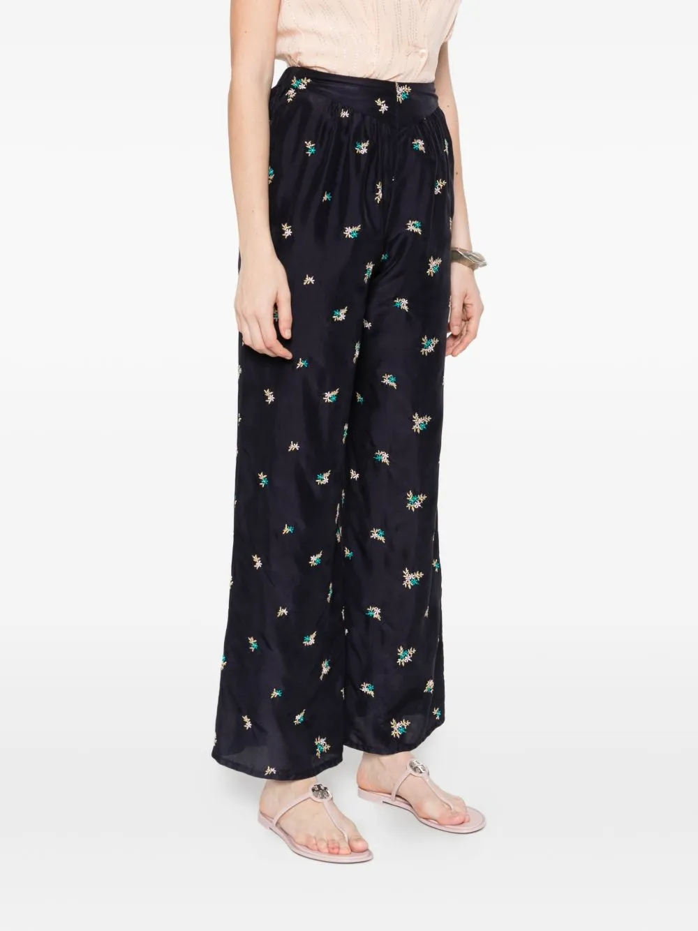 Embroidered Silk Trousers sold by Wanan Luxury product image thumbnail 3