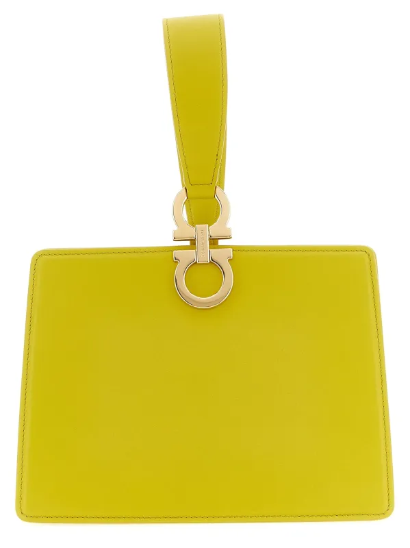 Mini Clutch Yellow made by Salvatore Ferragamo