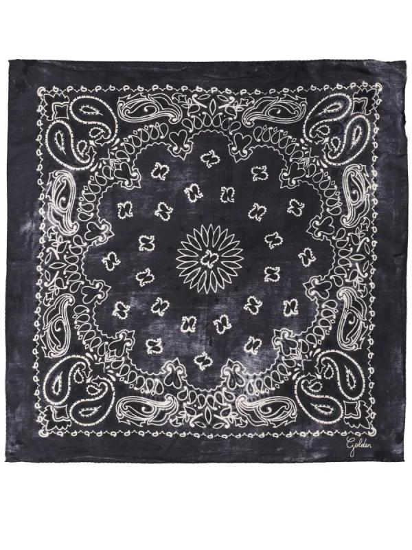 Foulard Con Motivo Paisley made by Golden Goose