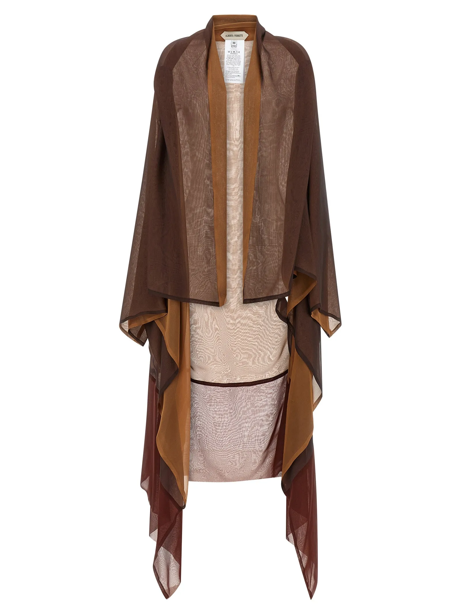 Chiffon Cardigan Sweaters And Cardigans Brown sold by Wanan Luxury