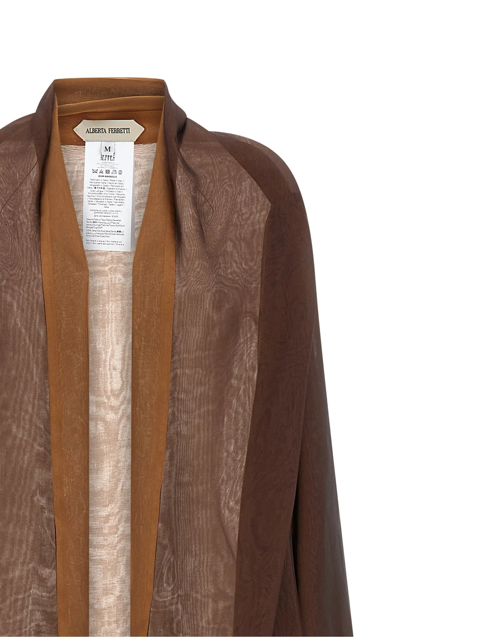 Chiffon Cardigan Sweaters And Cardigans Brown sold by Wanan Luxury product image thumbnail 3