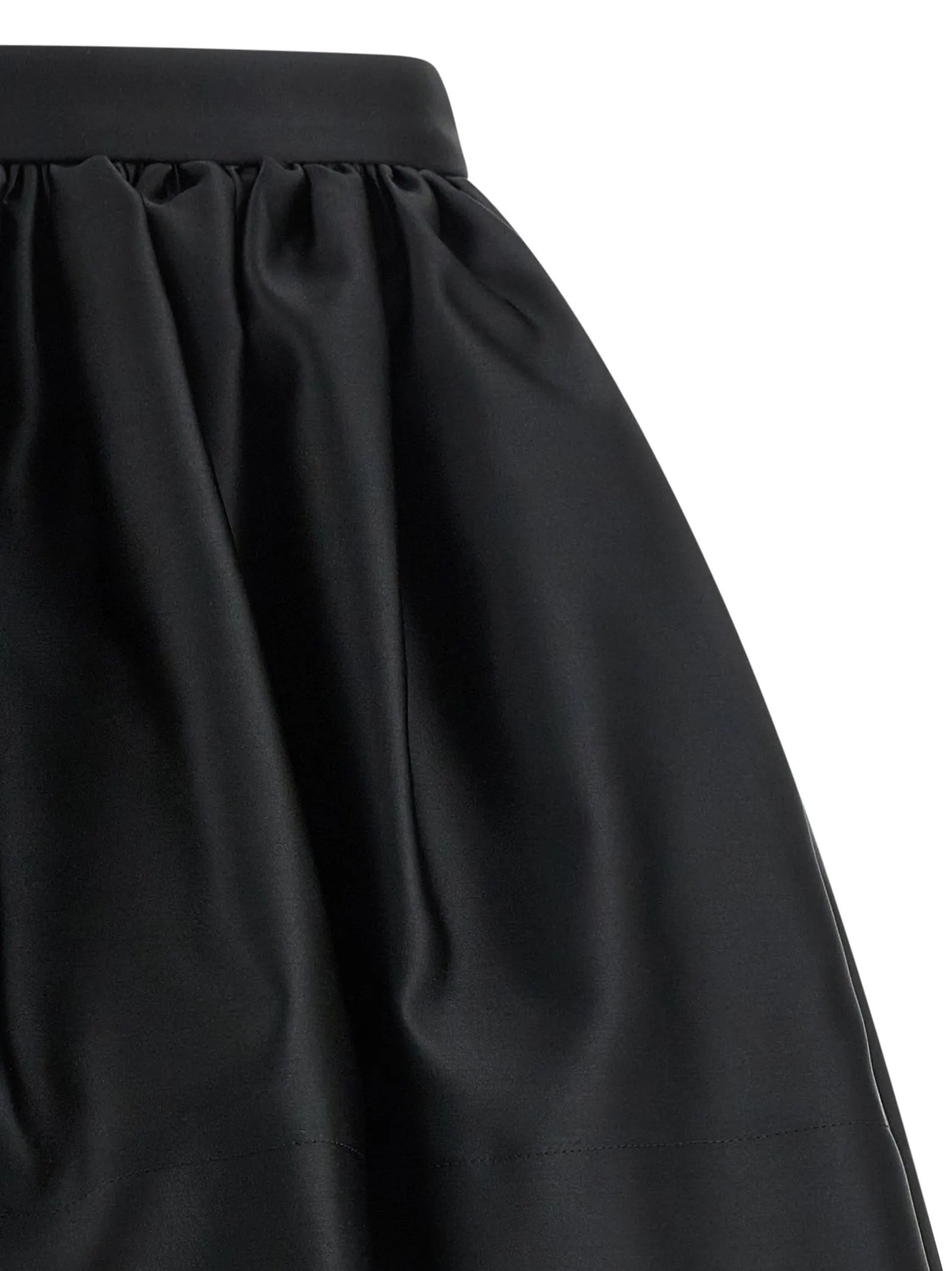 Satin Skirt Black sold by Wanan Luxury product image thumbnail 3