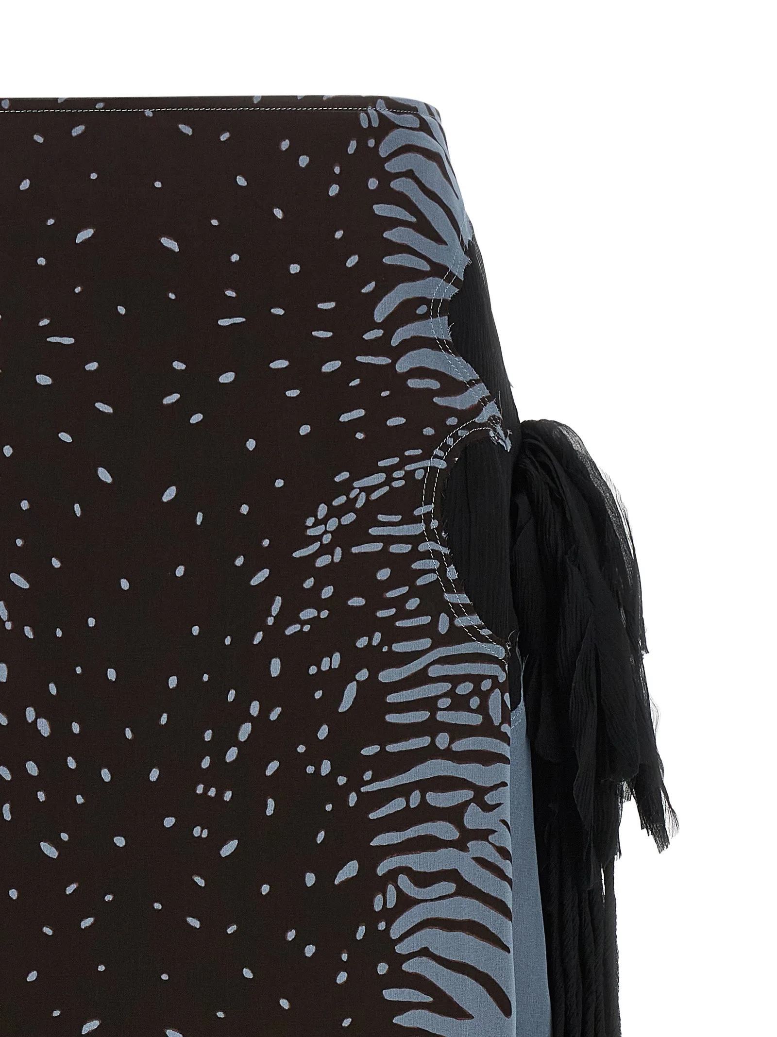 Georgette Skirt Skirts Multicolor sold by Wanan Luxury product image thumbnail 3