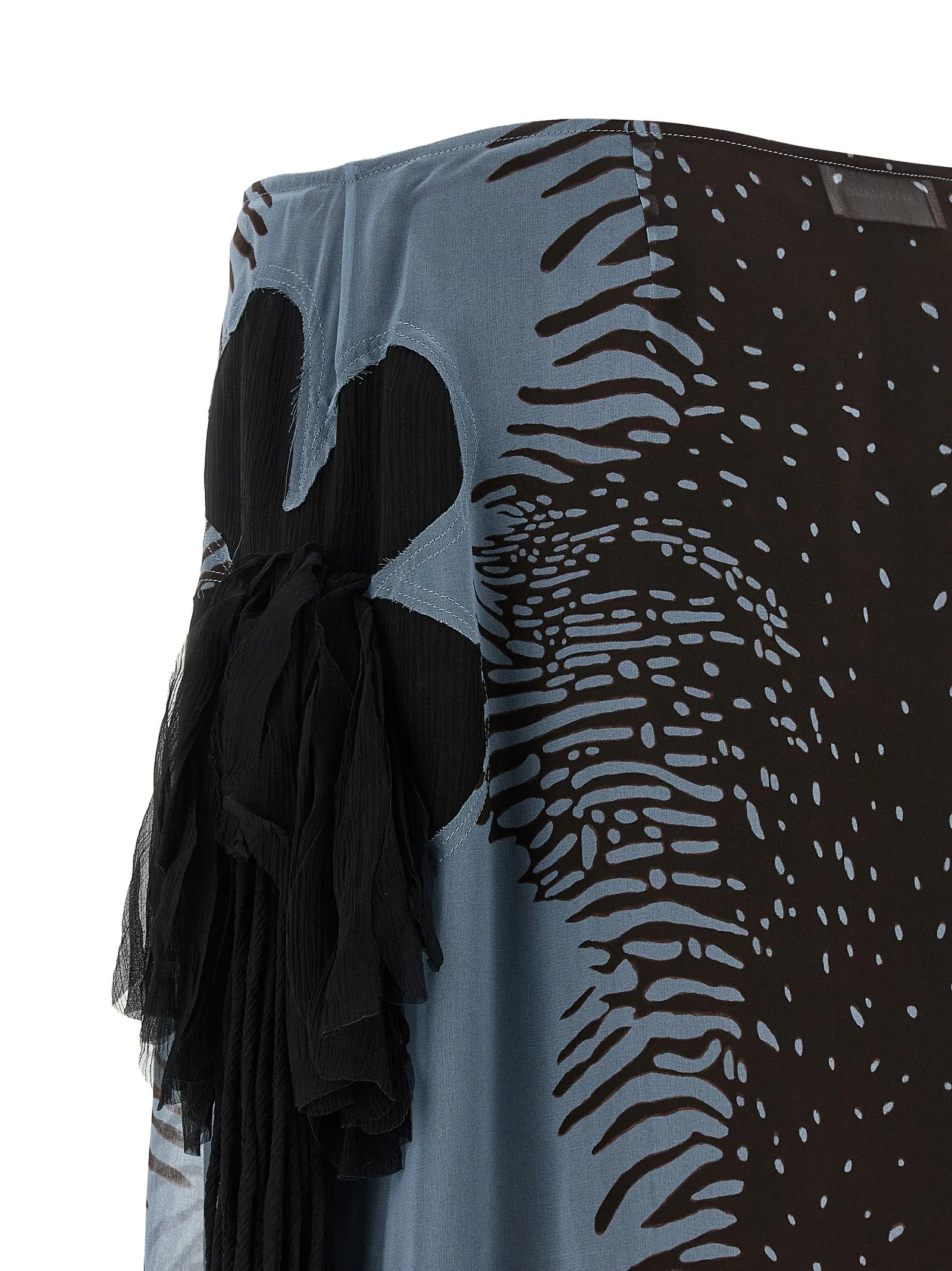 Georgette Skirt Skirts Multicolor sold by Wanan Luxury product image thumbnail 4