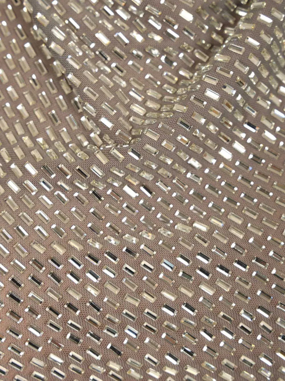 Grey Rhinestone Drape Maxi Dress Dresses Grey sold by Wanan Luxury product image thumbnail 5