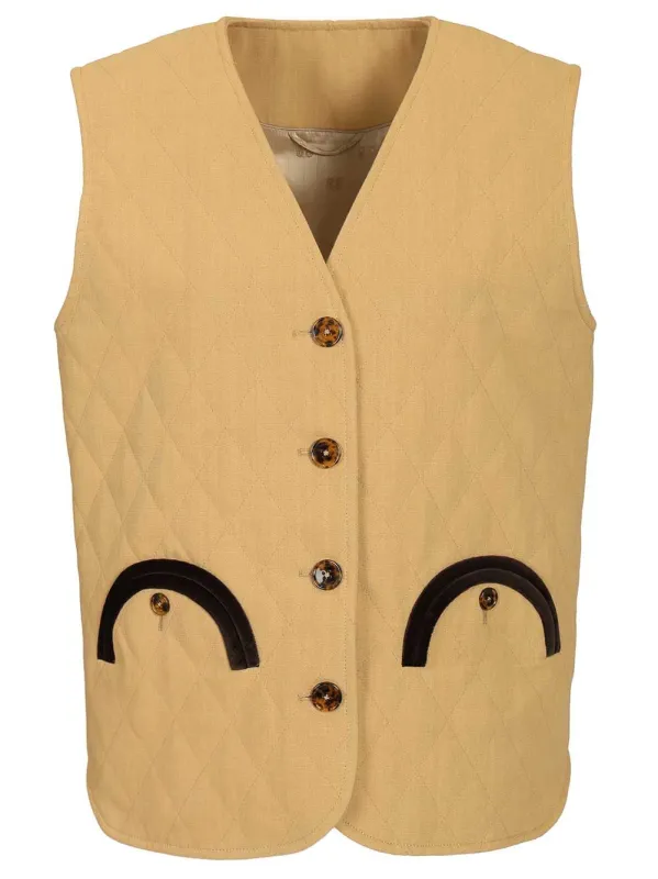 Ghost Suffolk Gilet Jackets Brown made by Blaze Milano