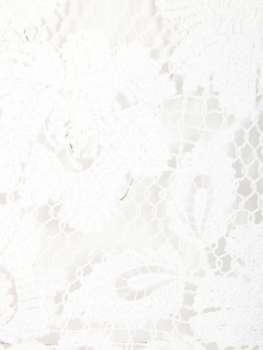 White Crochet Lace Top Tops White sold by Wanan Luxury product image thumbnail 4