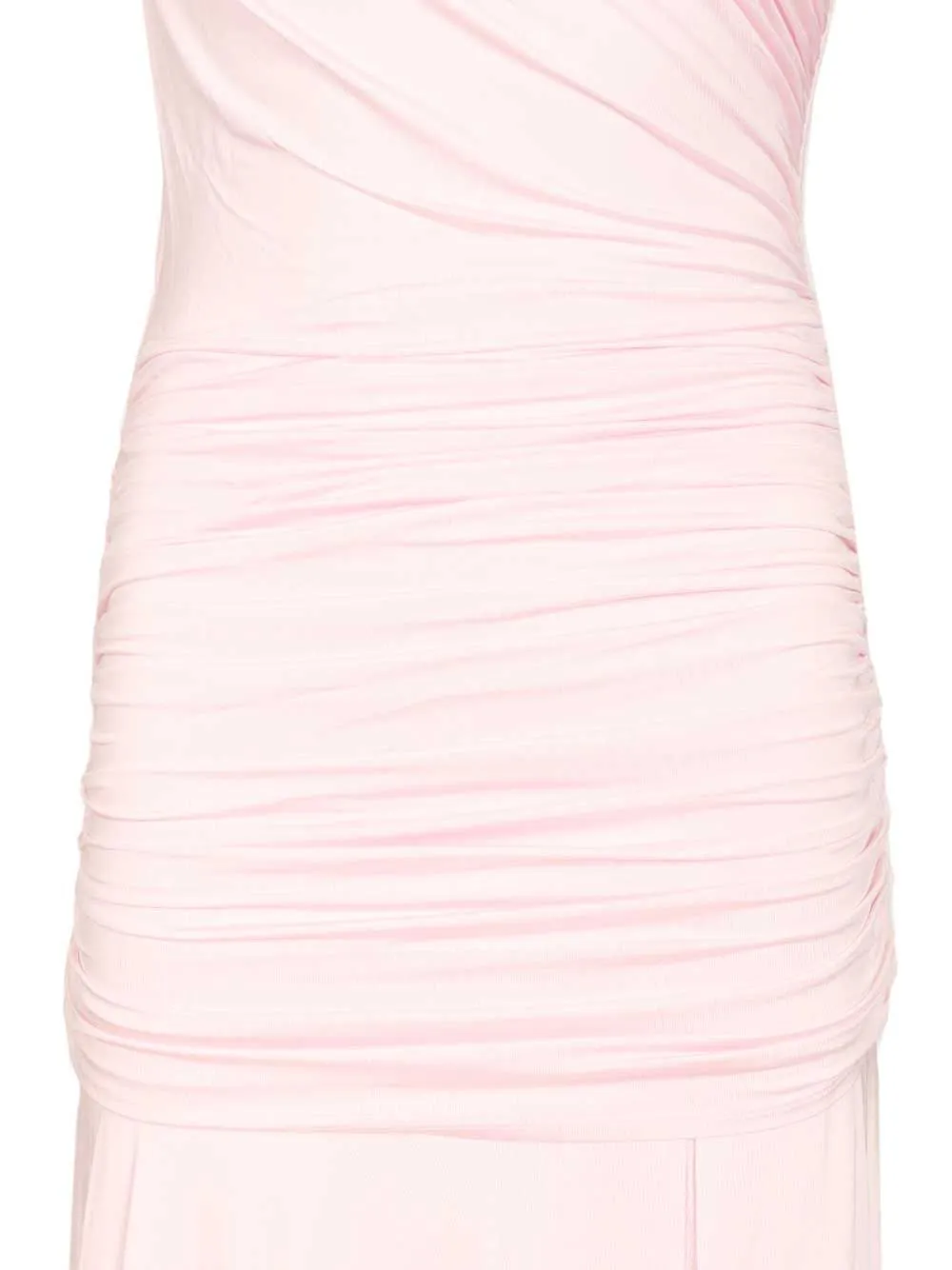 Pink Jersey Draped Maxi Dress Dresses Rose sold by Wanan Luxury product image thumbnail 4