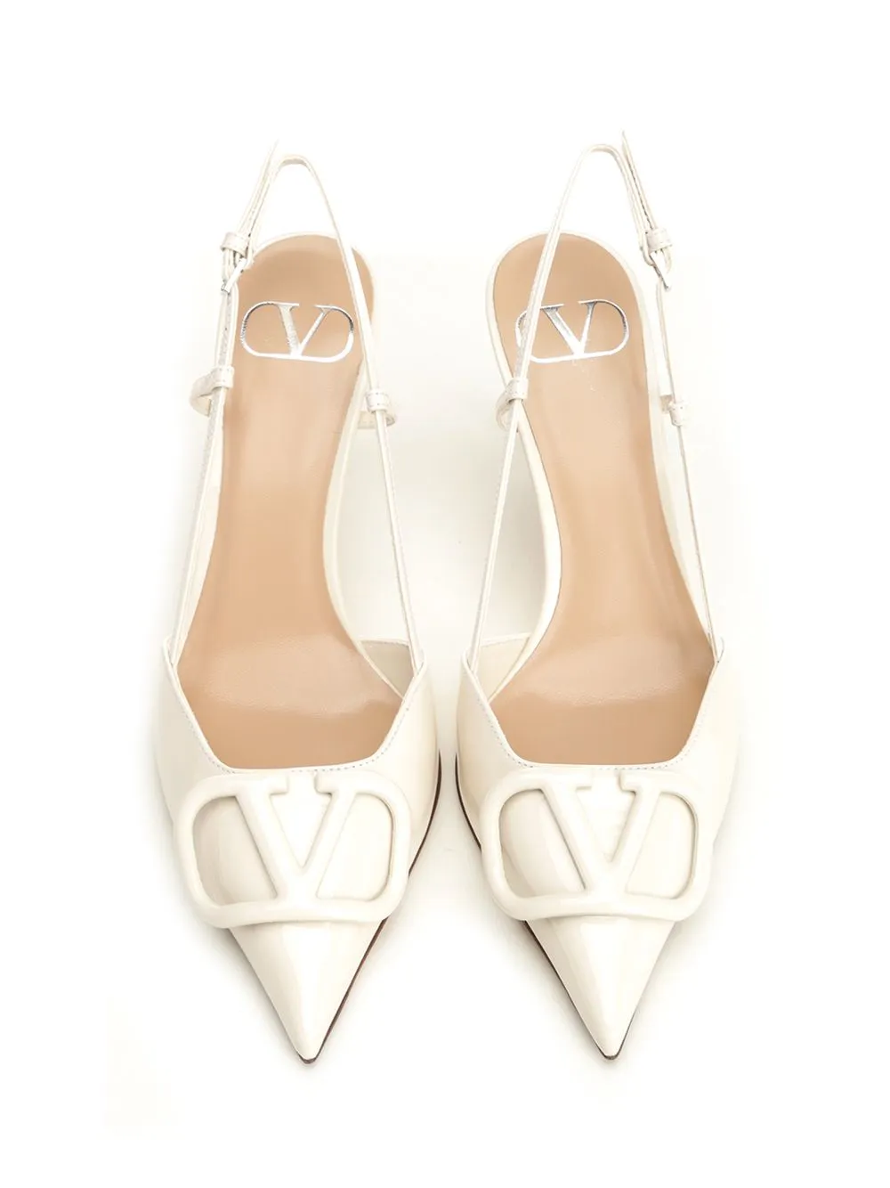 V Logo Signature Pumps White sold by Wanan Luxury product image thumbnail 5