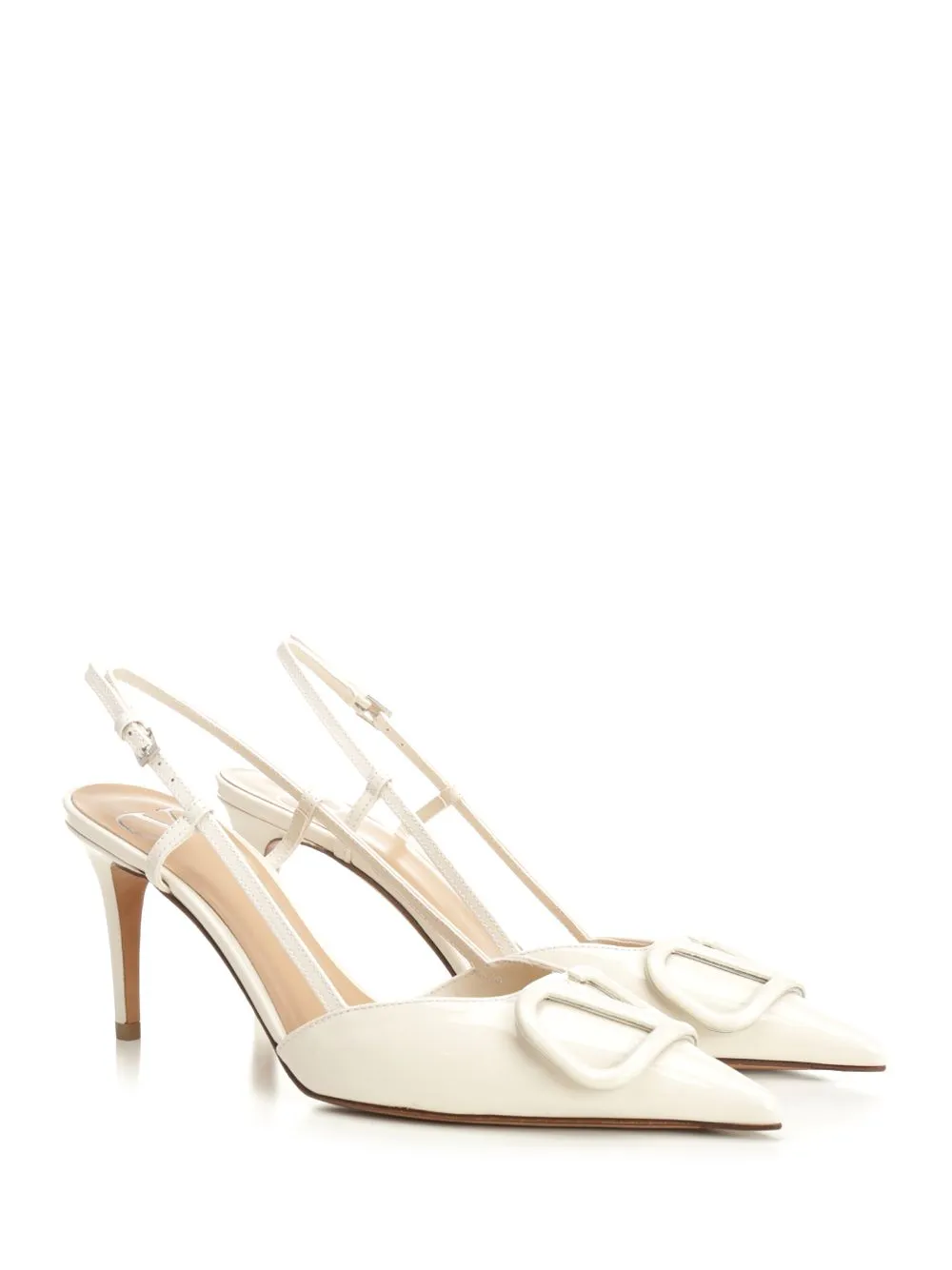 V Logo Signature Pumps White sold by Wanan Luxury product image thumbnail 2