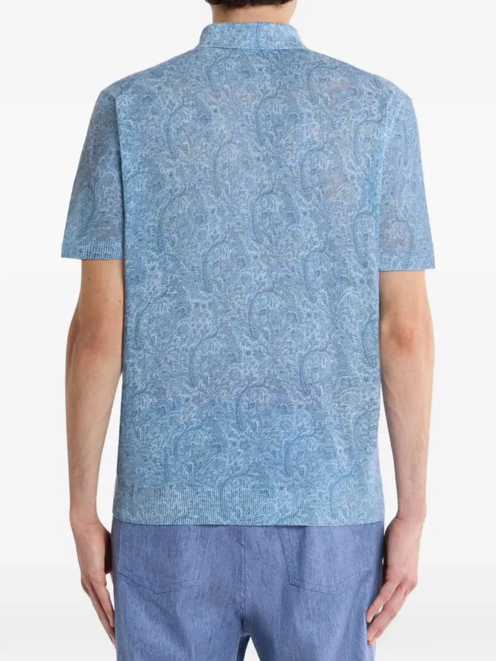 Polo Shirt With Floral Pattern sold by Wanan Luxury product image thumbnail 3