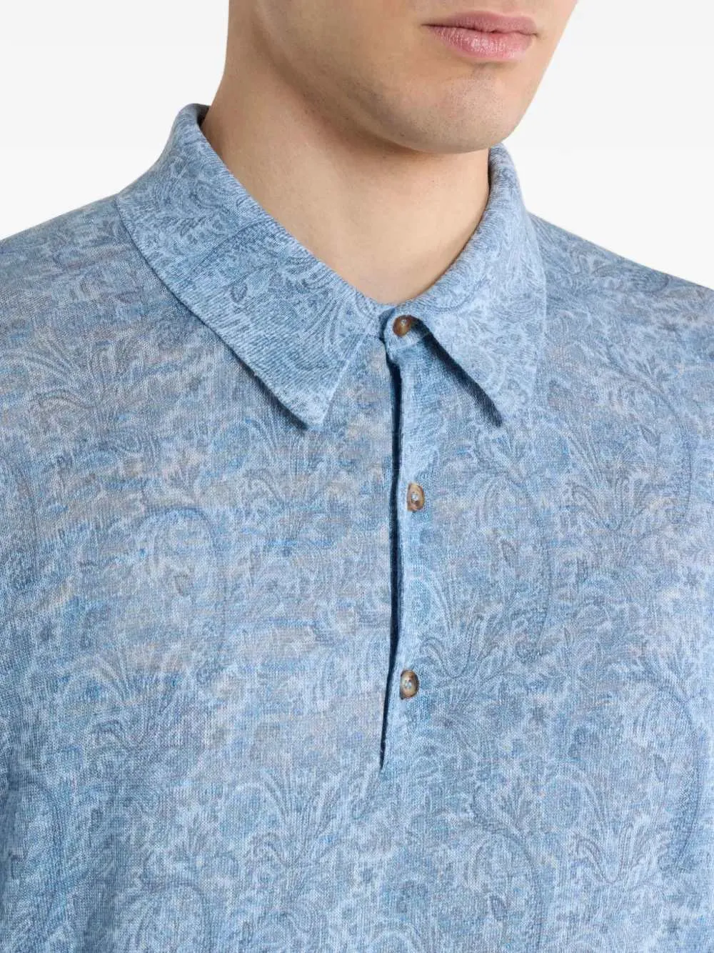 Polo Shirt With Floral Pattern sold by Wanan Luxury product image thumbnail 4