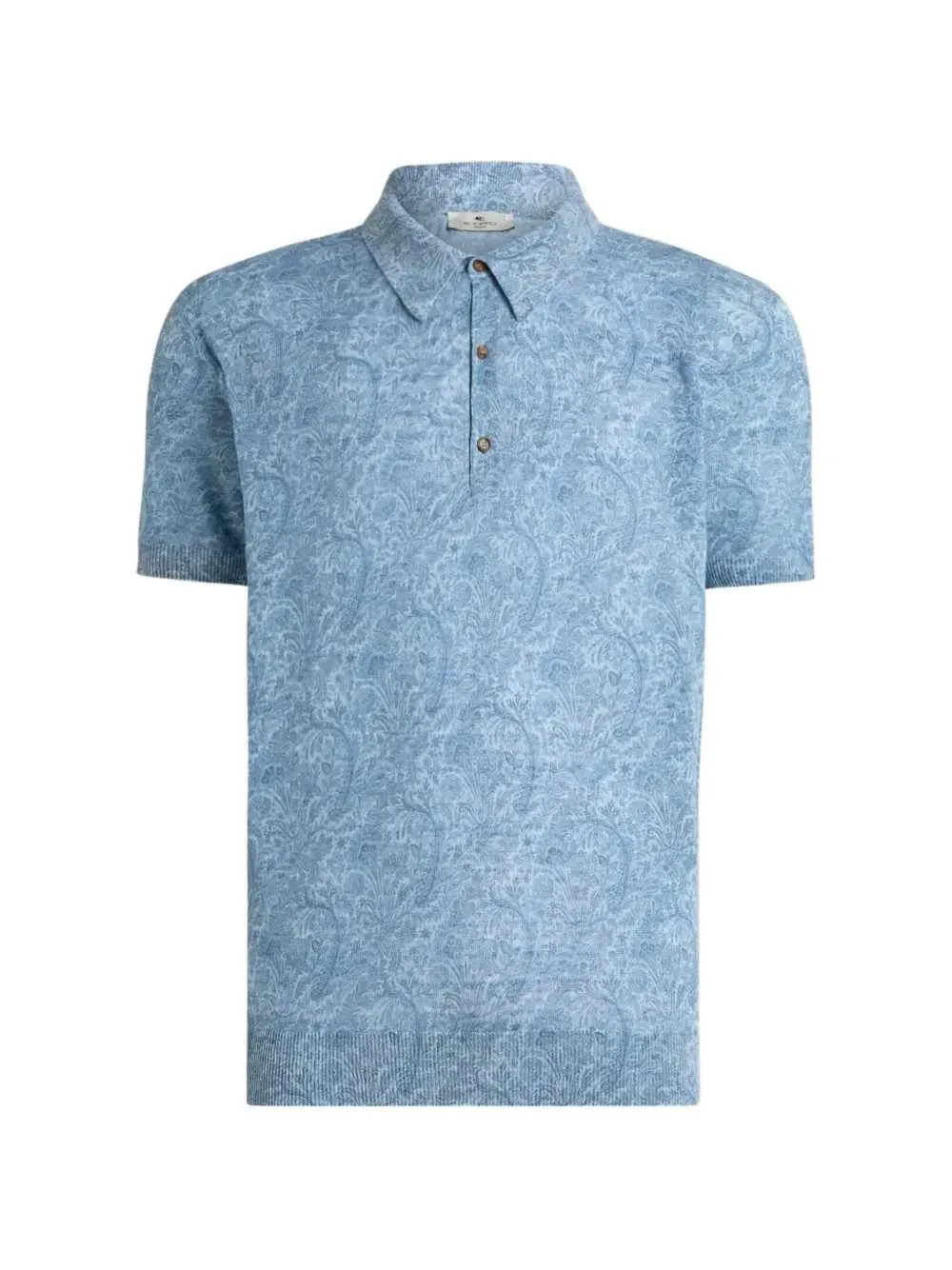 Polo Shirt With Floral Pattern sold by Wanan Luxury