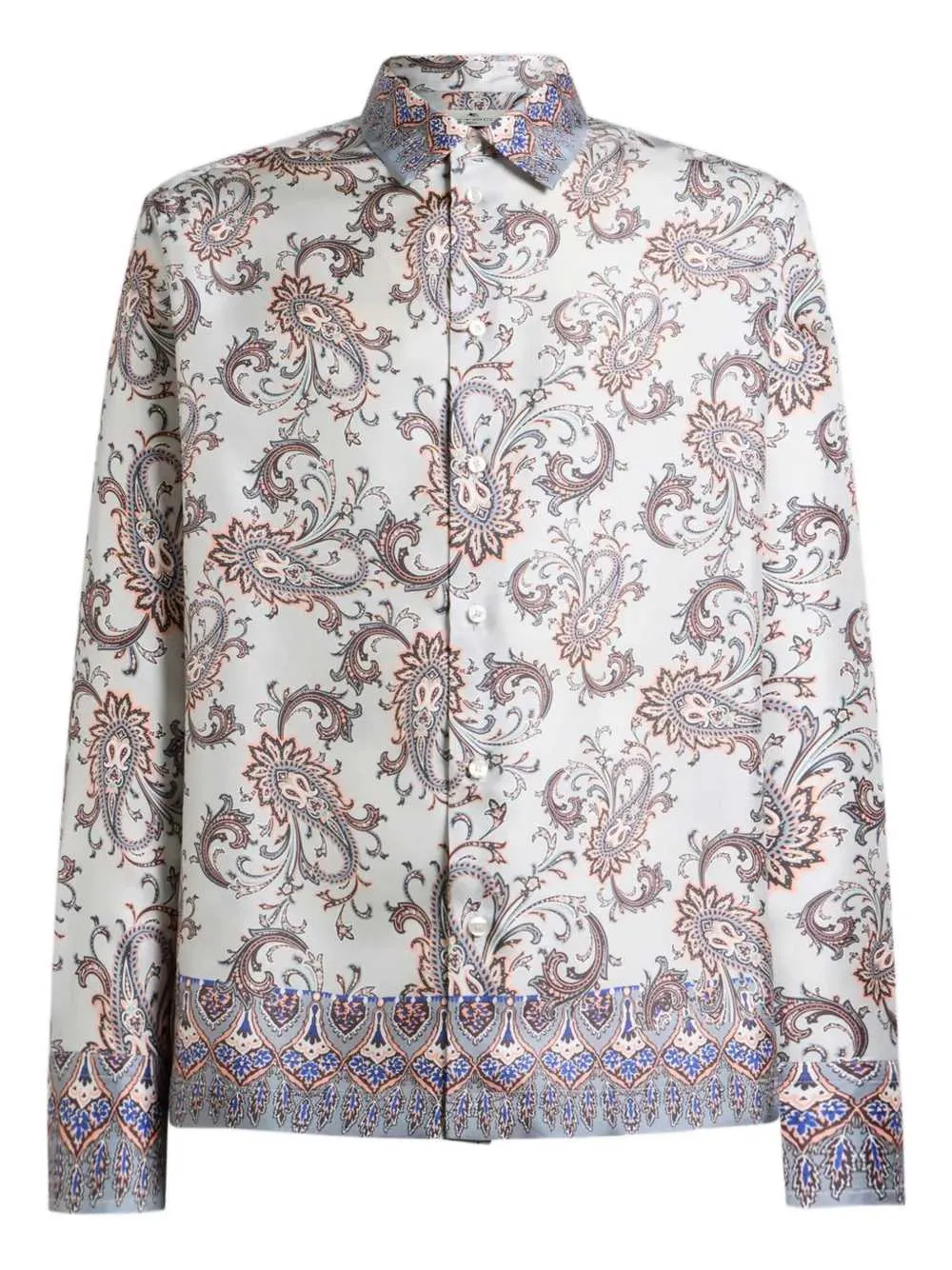 Paisley Leaf Print Shirt sold by Wanan Luxury
