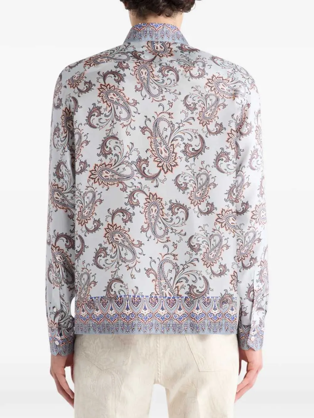 Paisley Leaf Print Shirt sold by Wanan Luxury product image thumbnail 3