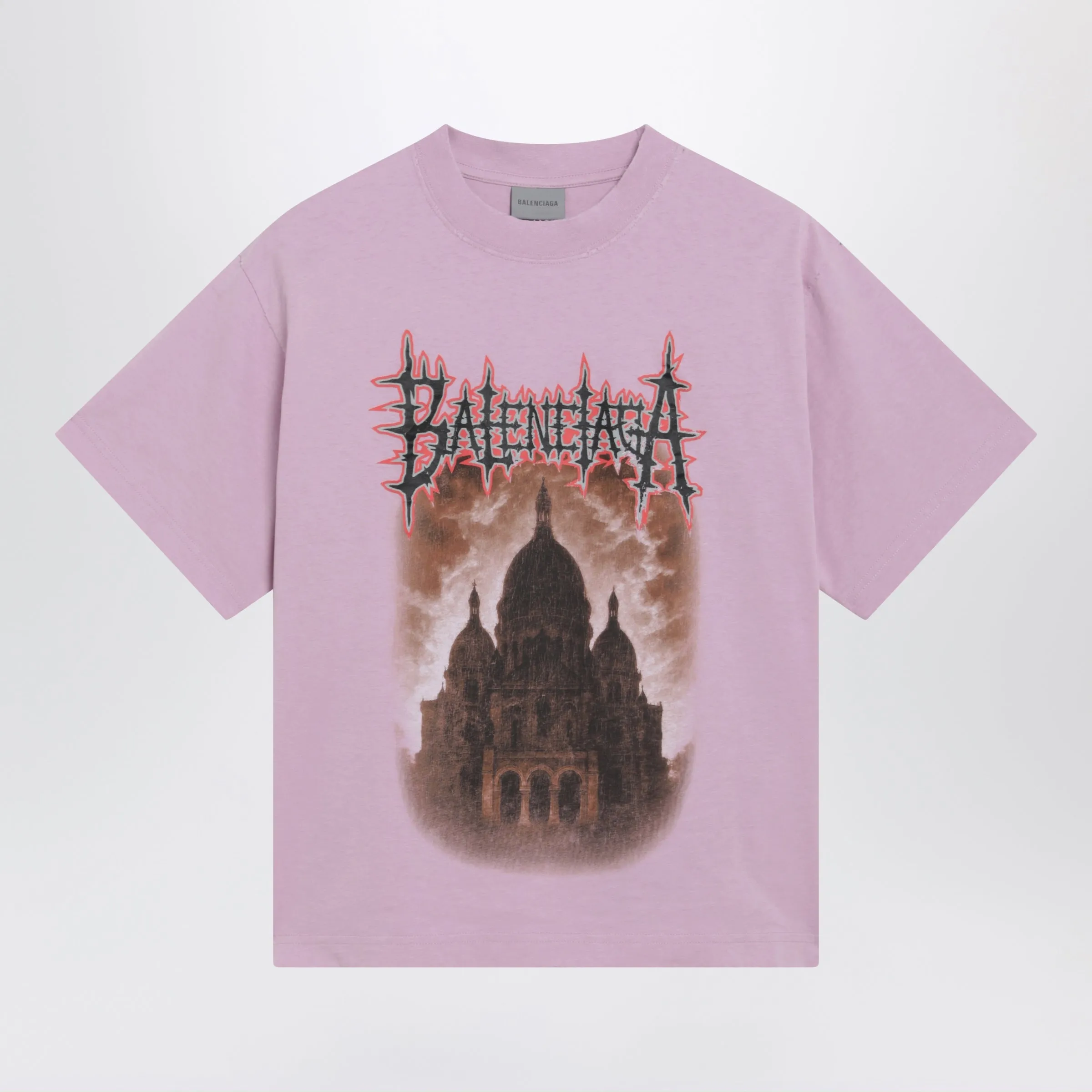 Women's Sacré Cœur T-Shirt In Jersey, Old Pink sold by Wanan Luxury