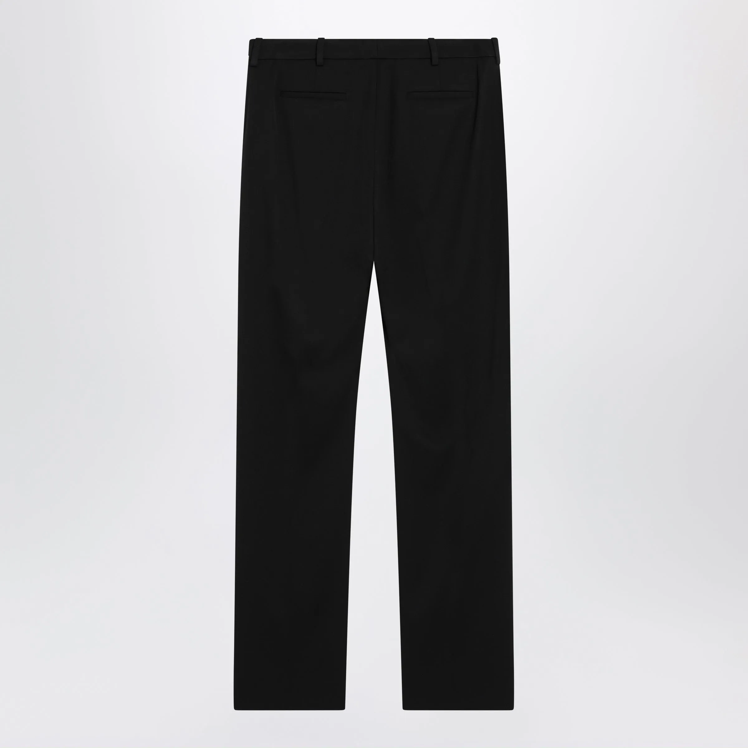 Slim Tailored Trousers In Stretch Wool Twill, Black sold by Wanan Luxury product image thumbnail 2