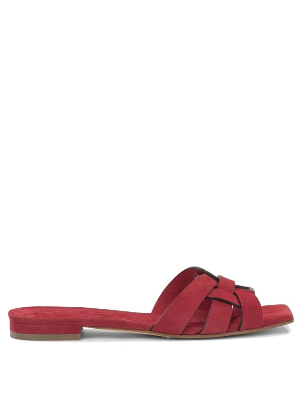 Norma Sandals Red made by Wanan Luxury