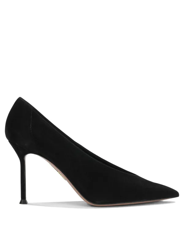 Voltaire 85mm Heeled Shoes Black made by Aquazzura