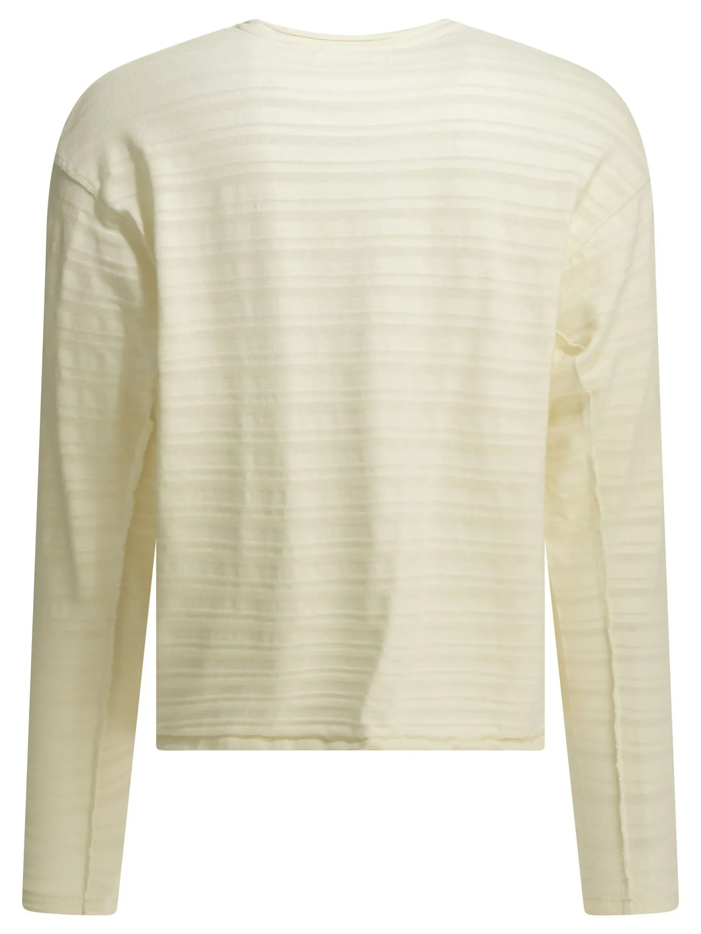 Knitted Crew Neck Sweater Knitwear White sold by Wanan Luxury product image thumbnail 2