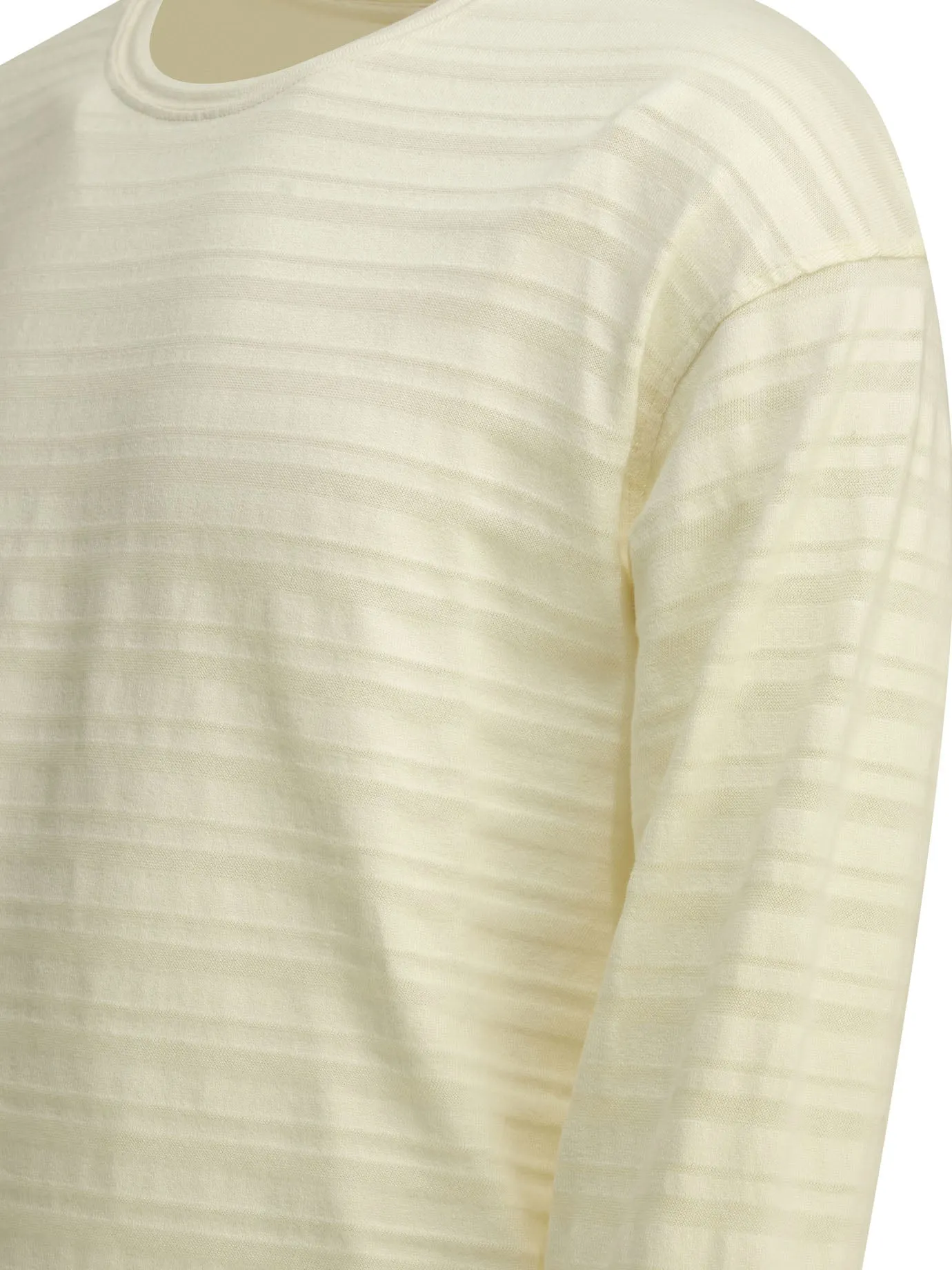 Knitted Crew Neck Sweater Knitwear White sold by Wanan Luxury product image thumbnail 4