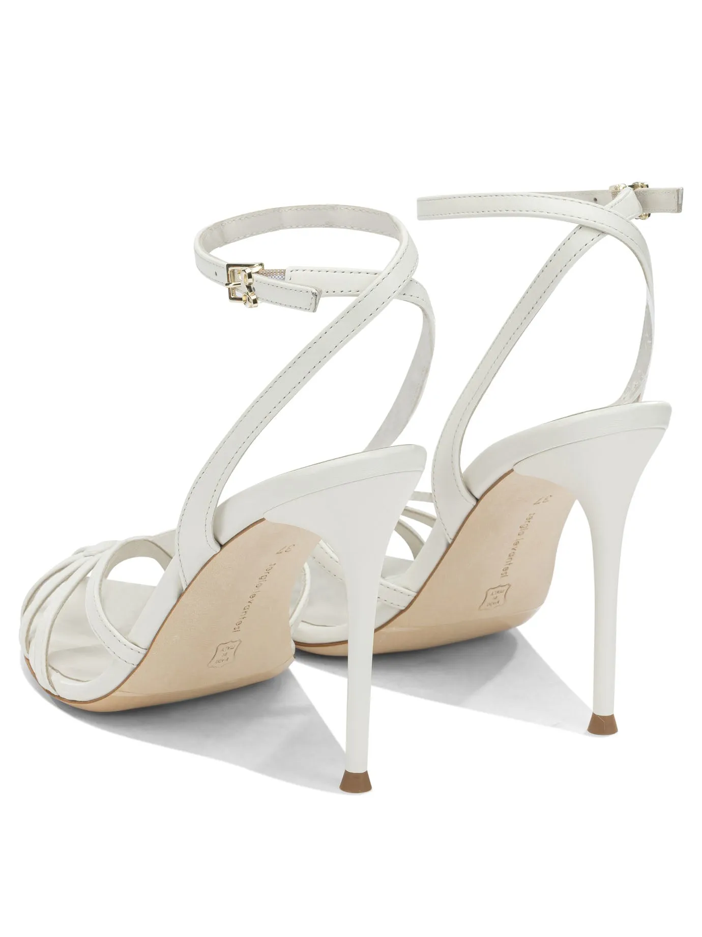 100mm Heeled Sandals White sold by Wanan Luxury product image thumbnail 4