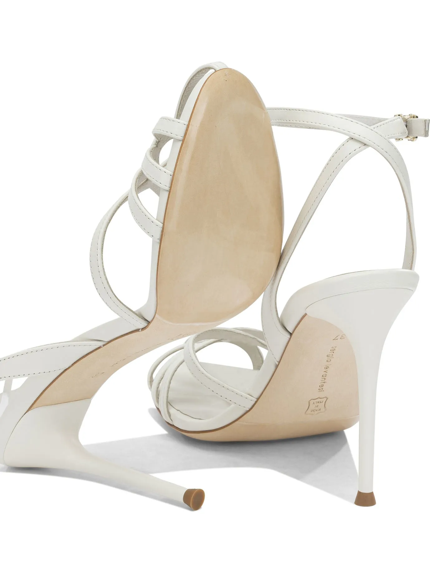 100mm Heeled Sandals White sold by Wanan Luxury product image thumbnail 5