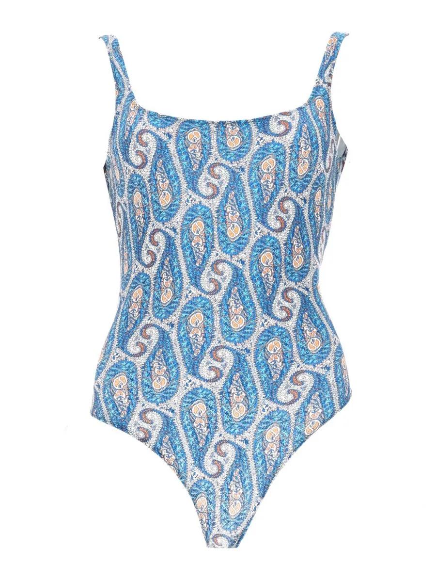 Costume Intero Con Motivo Paisley Floreale sold by Wanan Luxury