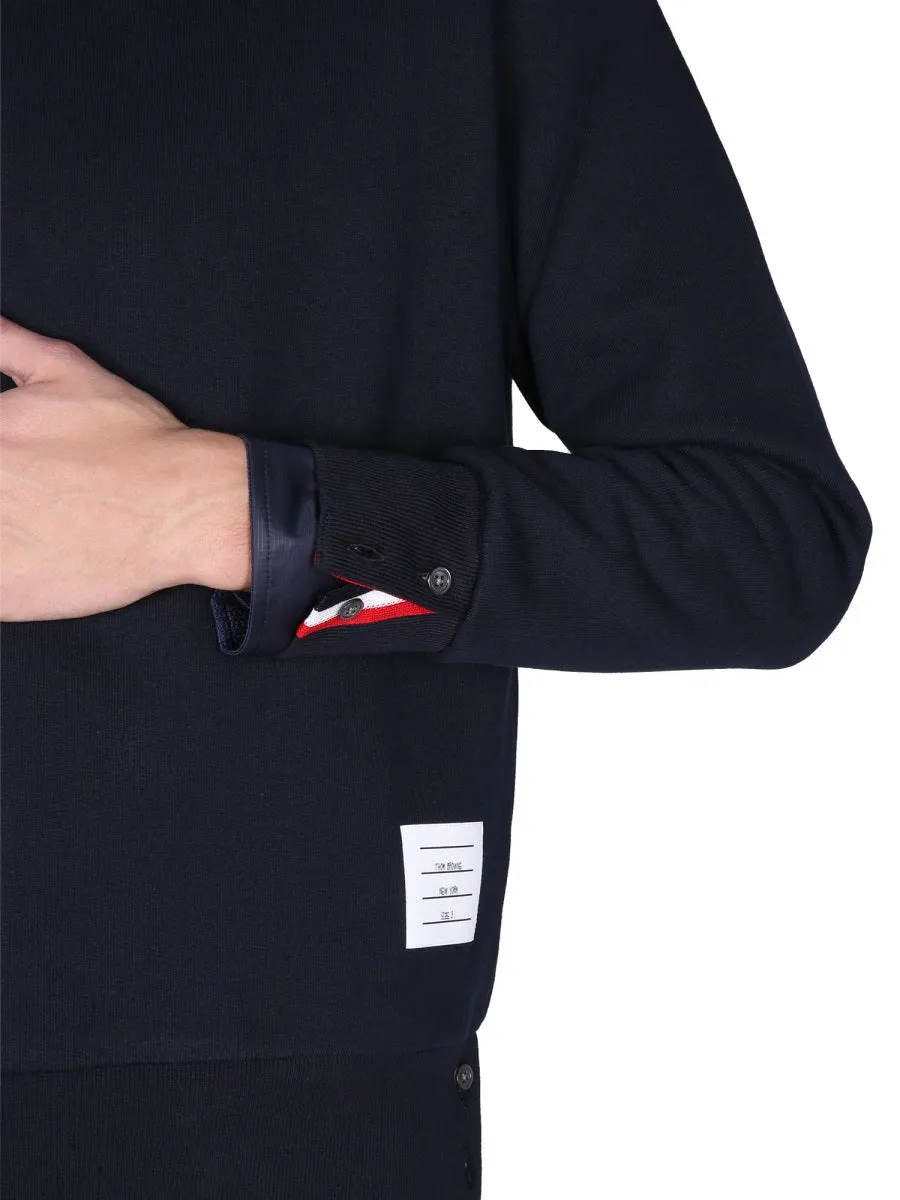 Sweatshirt With Tricolor Inlay sold by Wanan Luxury product image thumbnail 4