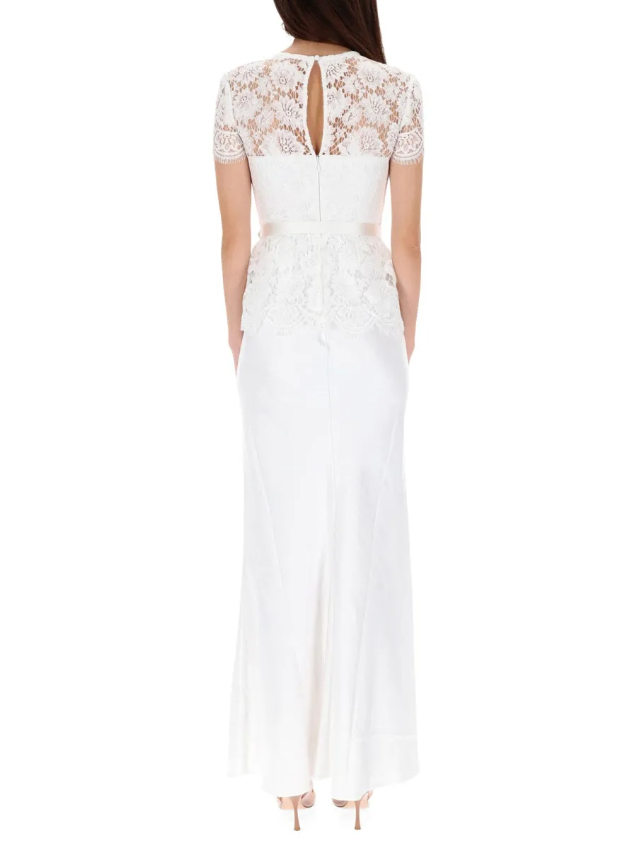 Long Lace Dress sold by Wanan Luxury product image thumbnail 3