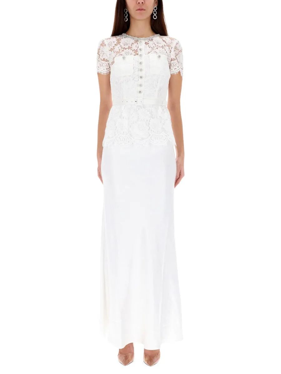 Long Lace Dress sold by Wanan Luxury