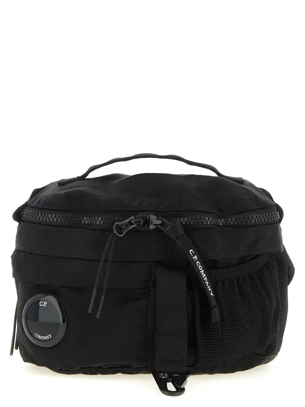 Nylon B Fanny Pack Crossbody Bags Black made by C.P. Company