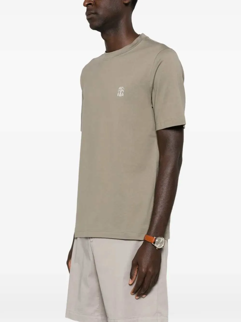 T-Shirt With Embroidered Logo sold by Wanan Luxury product image thumbnail 3