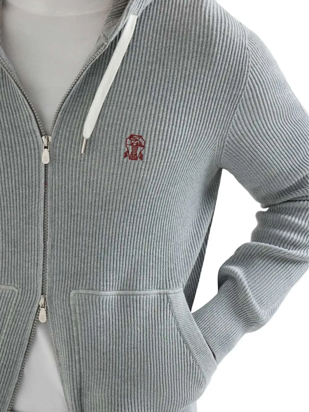 Cotton Zip-Up Hoodie sold by Wanan Luxury product image thumbnail 5