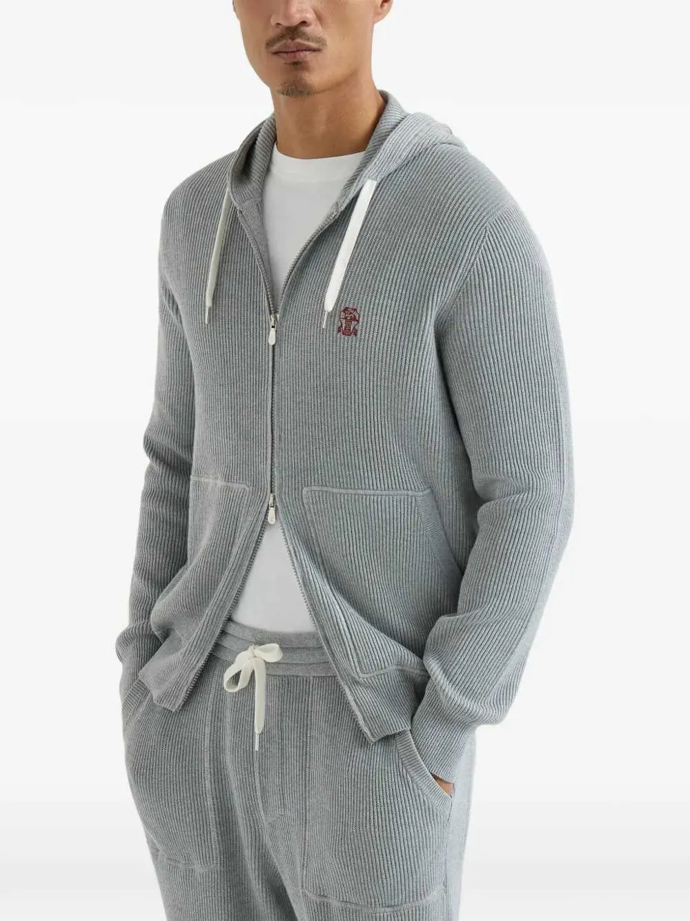 Cotton Zip-Up Hoodie sold by Wanan Luxury product image thumbnail 3