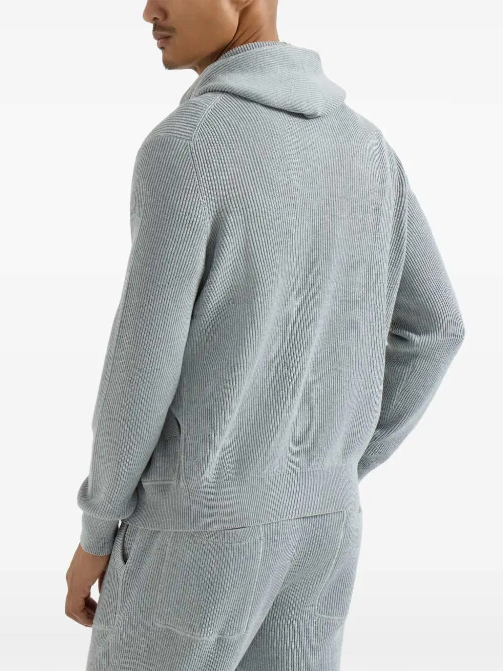 Cotton Zip-Up Hoodie sold by Wanan Luxury product image thumbnail 4