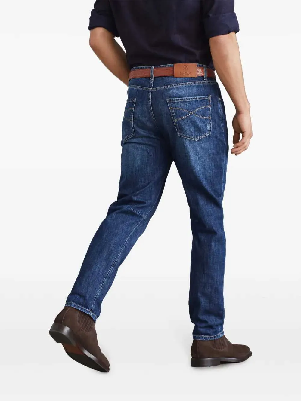 Distressed Straight Jeans sold by Wanan Luxury product image thumbnail 4