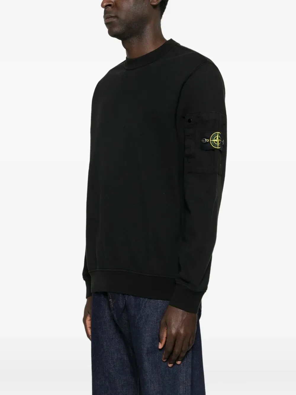 Regular Fit Crewneck Midweight Sweatshirt With Pocket sold by Wanan Luxury product image thumbnail 3