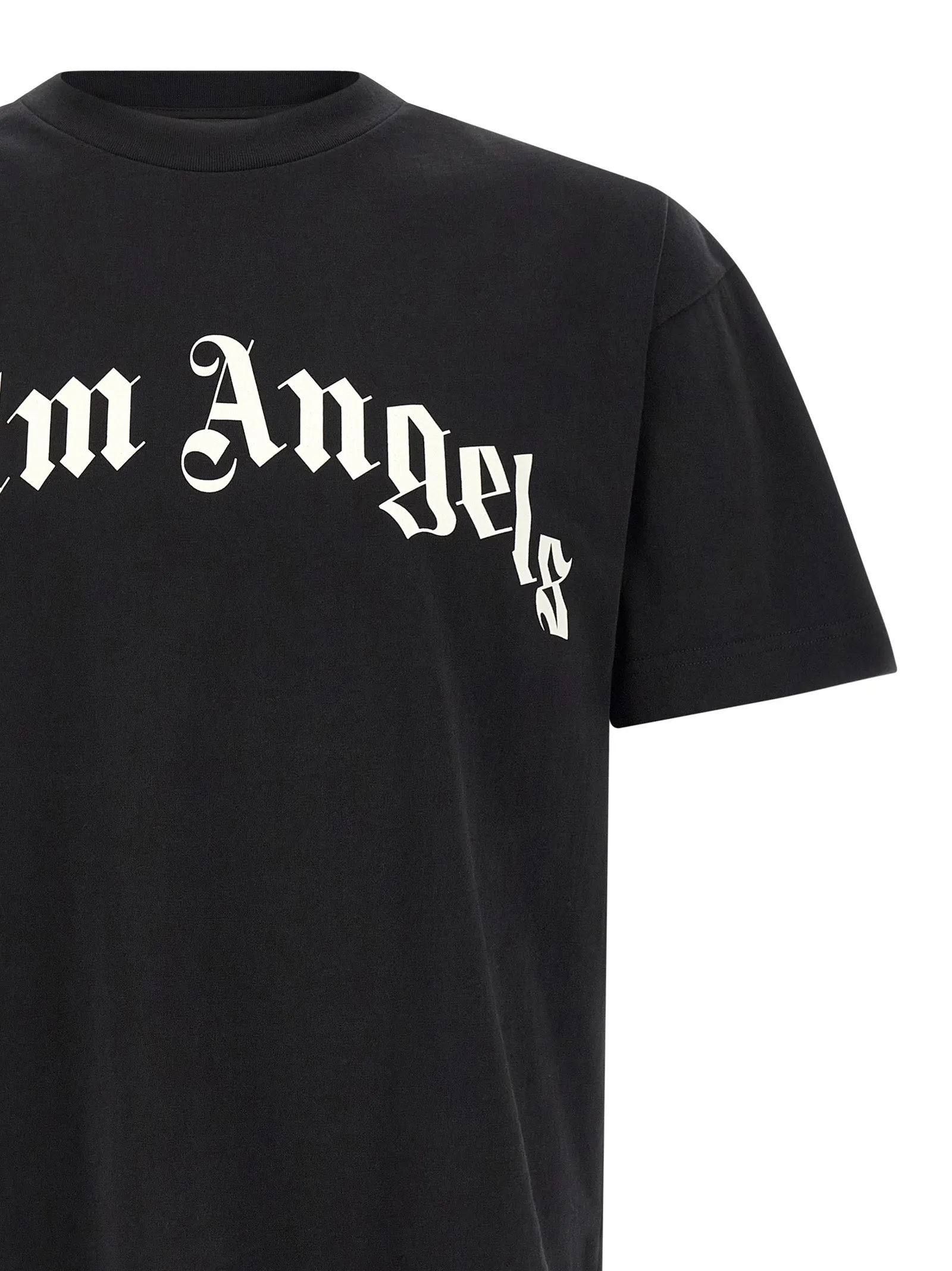 Curved Logo T-Shirt White/Black sold by Wanan Luxury product image thumbnail 3