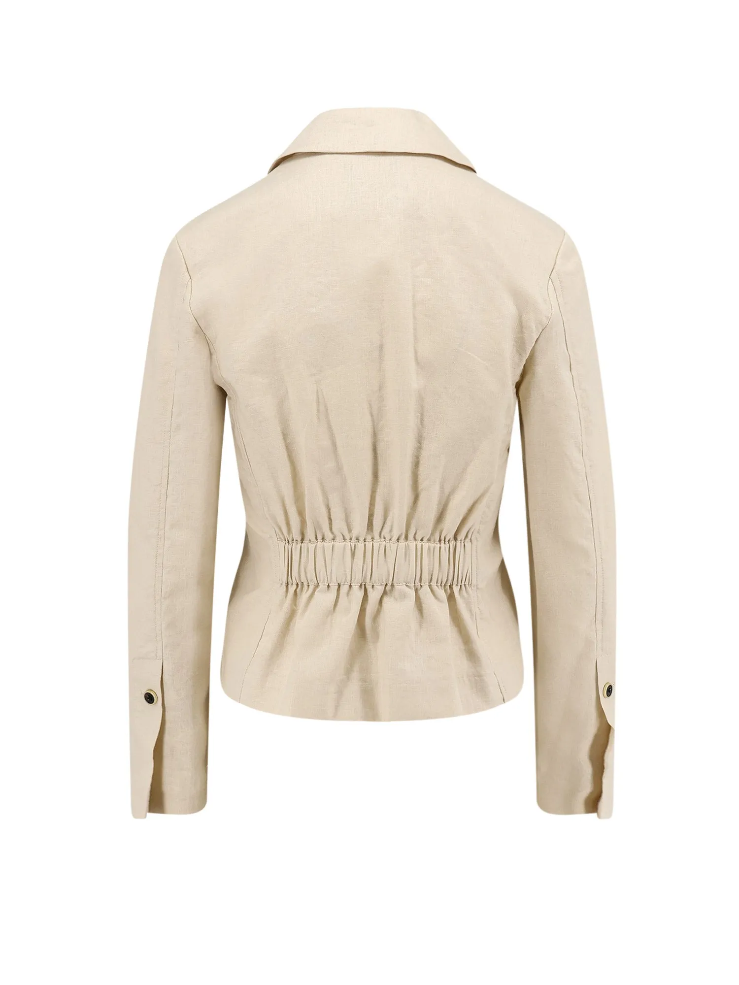 Idony Embroidered Linen Blazer sold by Wanan Luxury product image thumbnail 2