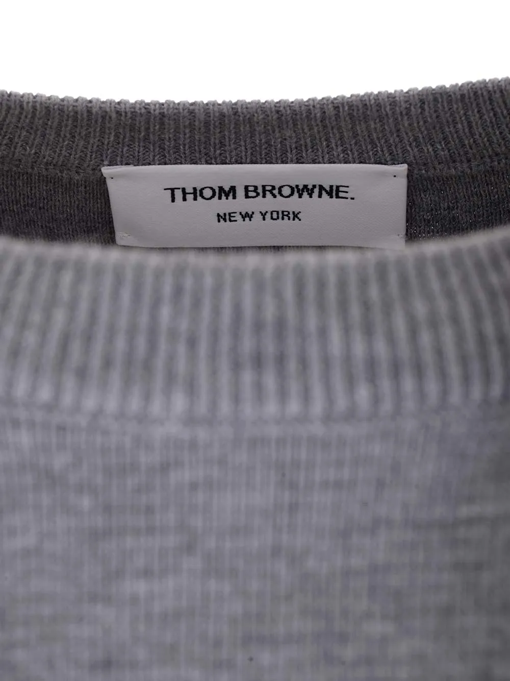 Compact Cotton Knit Sweater Knitwear Grey sold by Wanan Luxury product image thumbnail 5