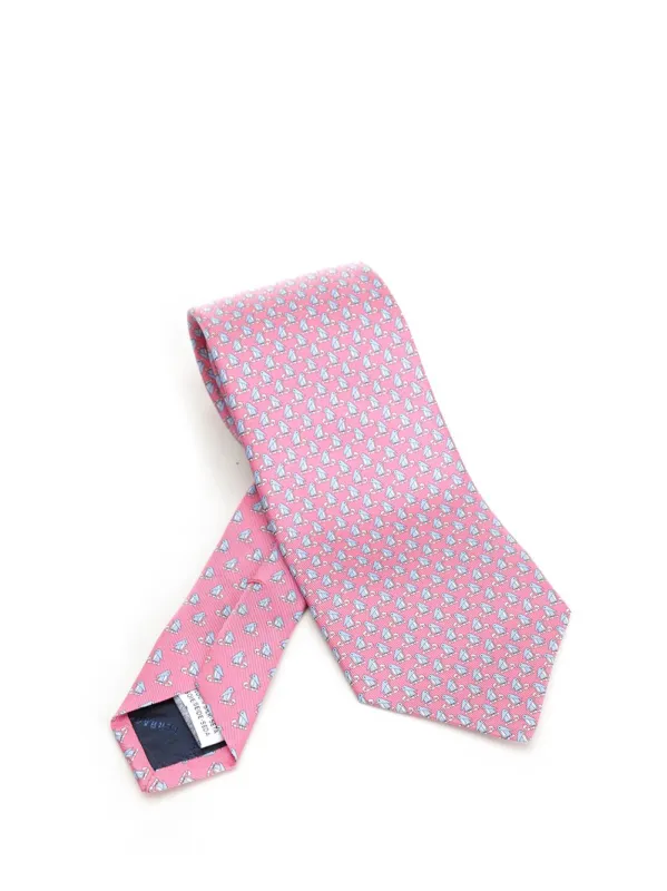 Silk Tie Ties And Bow Ties Rose made by Salvatore Ferragamo