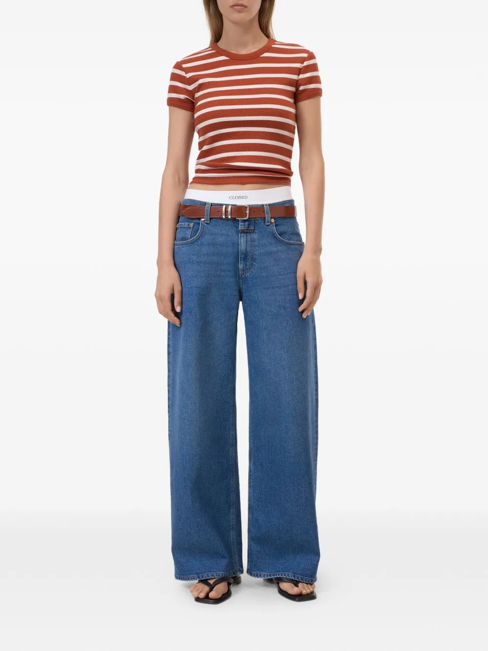 Flared Denim Jeans sold by Wanan Luxury product image thumbnail 2