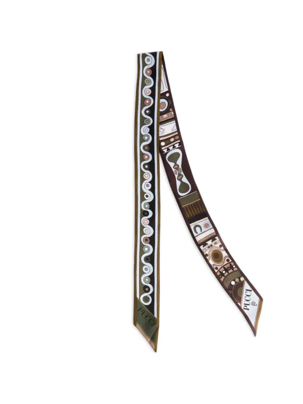 Printed Silk Foulard made by Emilio Pucci