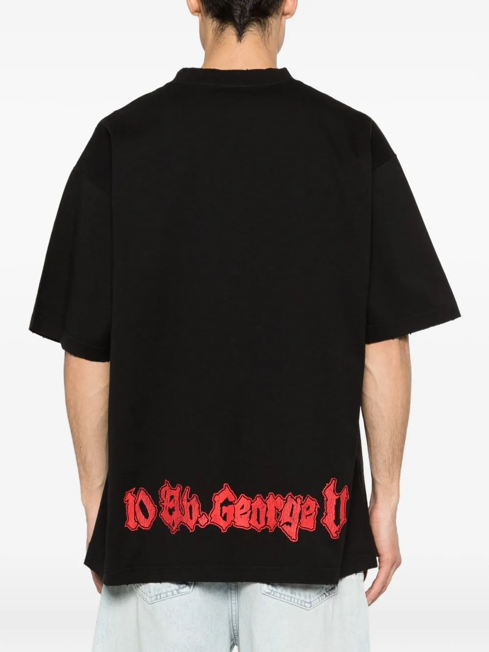 Printed Cotton T-Shirt sold by Wanan Luxury product image thumbnail 4