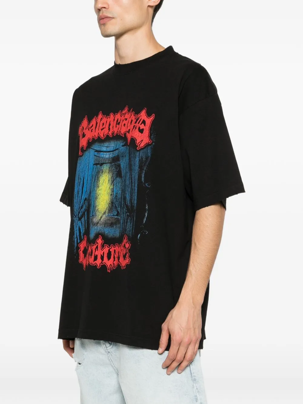 Printed Cotton T-Shirt sold by Wanan Luxury product image thumbnail 5
