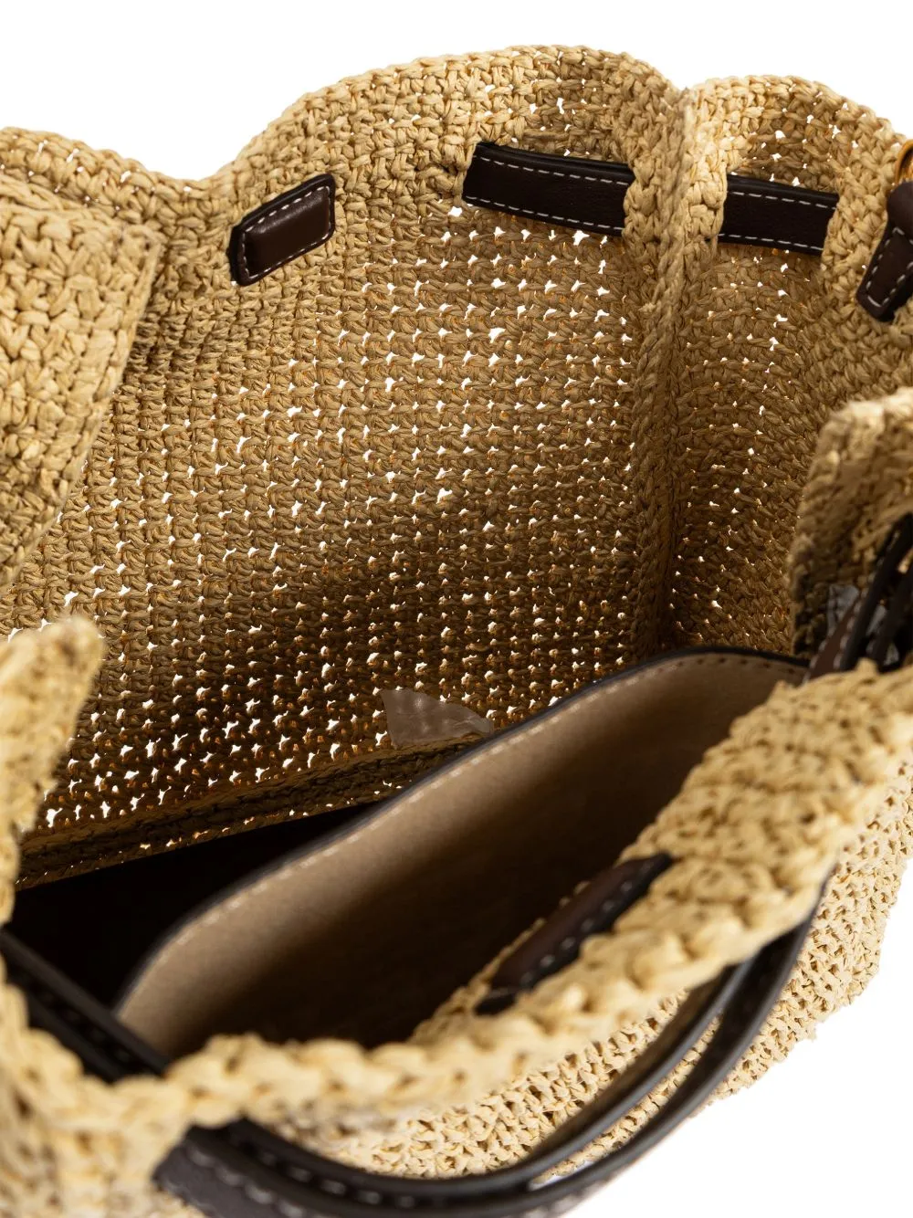 Romy Straw Bucket Bag sold by Wanan Luxury product image thumbnail 5