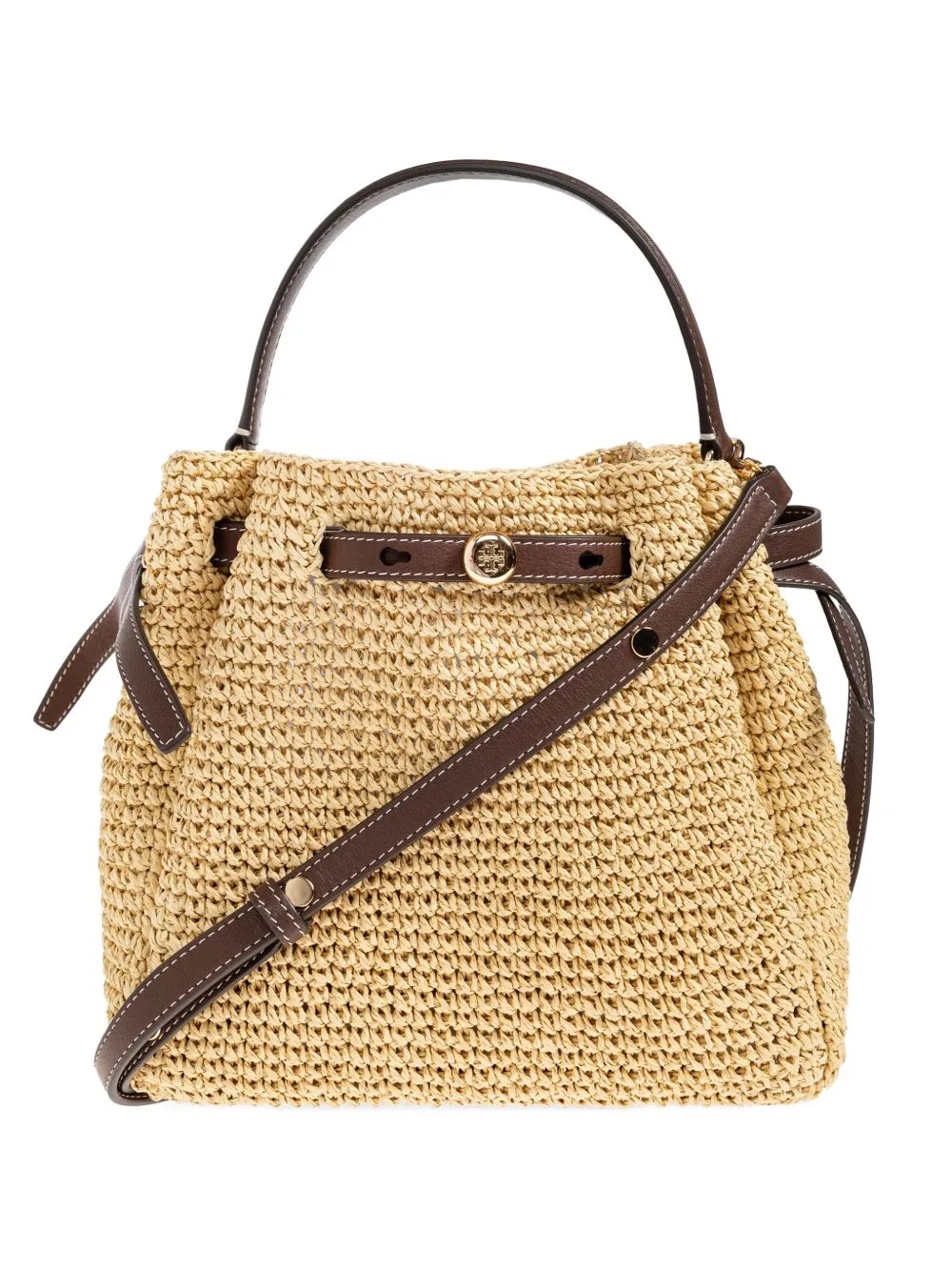 Romy Straw Bucket Bag sold by Wanan Luxury